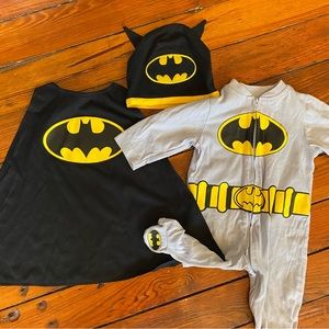 Batman Outfit Size 3 Months DC Comics